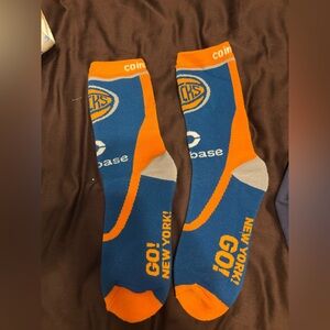 NY knicks socks